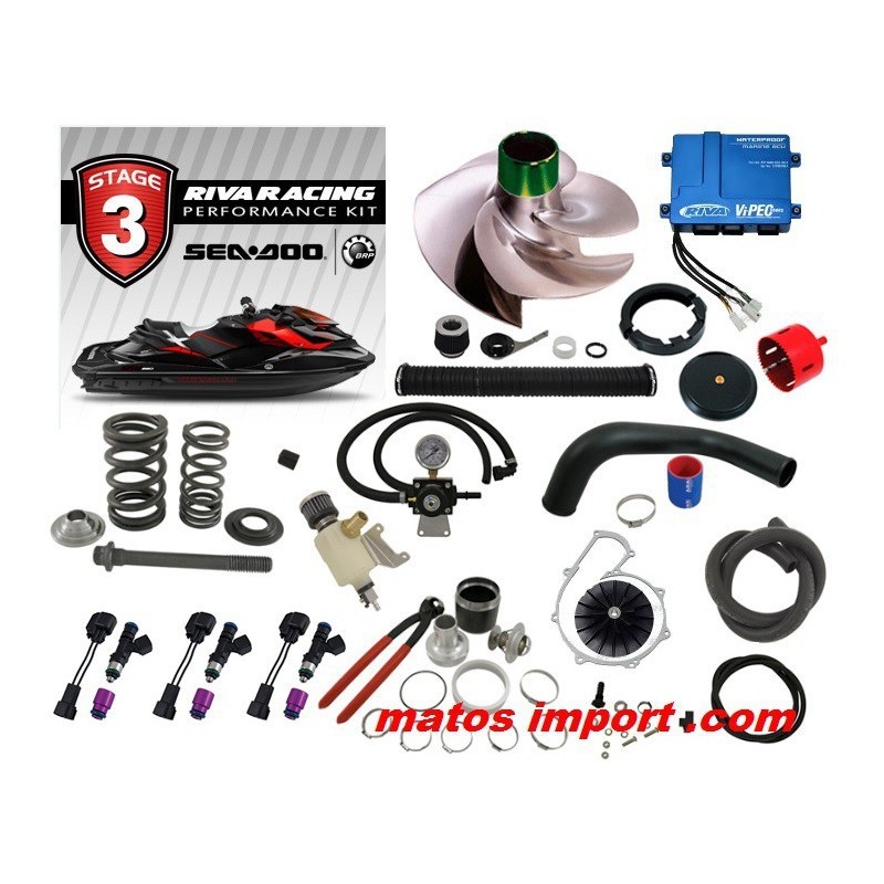 Photo Kit Stage 3 Seadoo RXP-X 260 Riva Racing - Pièces Jet Ski, accessoires et entretiens - Matos import