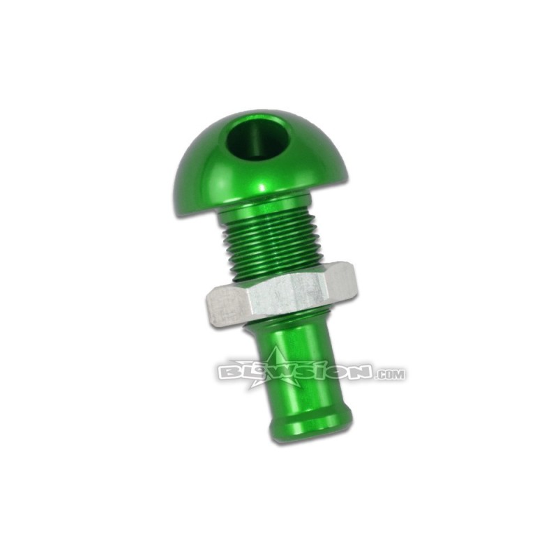 Photo Bypass 45° Aluminium pour durite 3/8, Blowsion, VERT - Pièces Jet Ski, accessoires et entretiens - Matos import