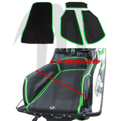 Photo Kit tapis Lifter Bumps + Kick-tail SXR-800 (noir-vert) HT MOTO - Pièces Jet Ski, accessoires et entretiens - Matos import