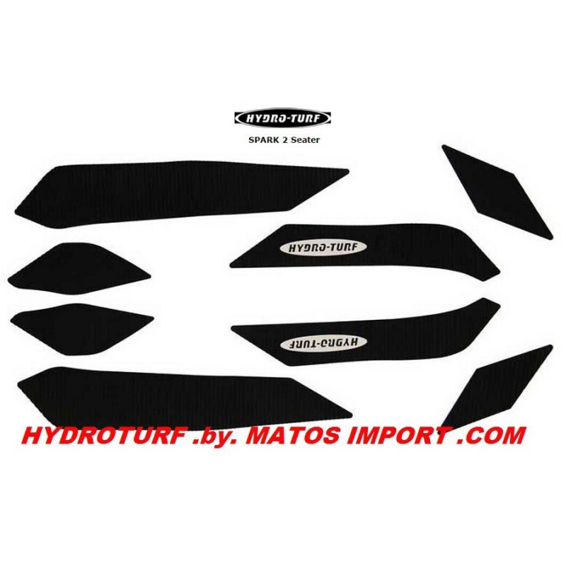 Photo Kit tapis Spark 2 places (2014-2019) Hydro Turf - Pièces Jet Ski, accessoires et entretiens - Matos import