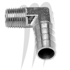 Photo Raccord laiton 90° durite 1/2*1/2 - Pièces Jet Ski, accessoires et entretiens - Matos import