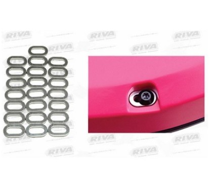 Kit rondelles de coque supérieure en acier Riva pour Spark