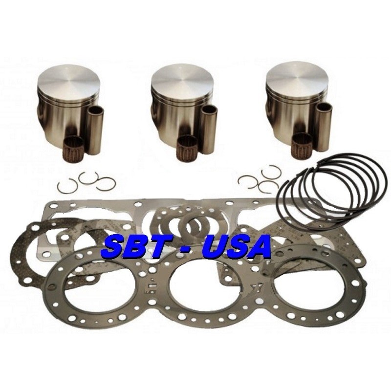 Photo Kit pistons premium Kawasaki STX/ STS / ZXI (Standard 73mm) - Pièces Jet Ski, accessoires et entretiens - Matos import