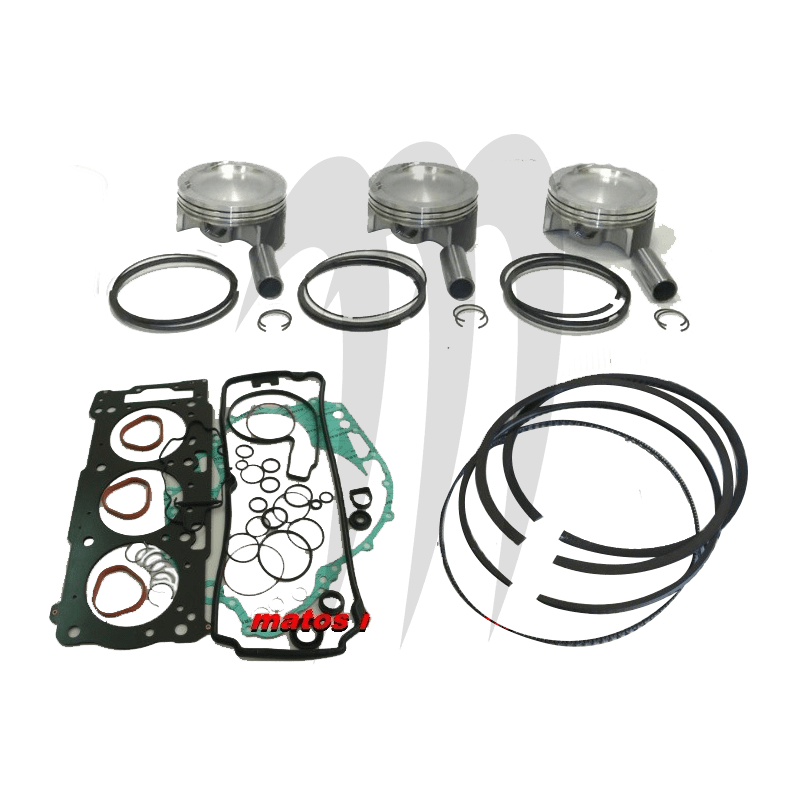 Photo Kit pistons platinum Seadoo 130 / 155hp (STD 99.96mm) - Pièces Jet Ski, accessoires et entretiens - Matos import
