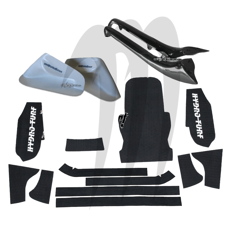 Photo HYDRO-TURF. Kit Tapis + Cales Kickers + Rail Caps 800 -SXR - Pièces Jet Ski, accessoires et entretiens - Matos import
