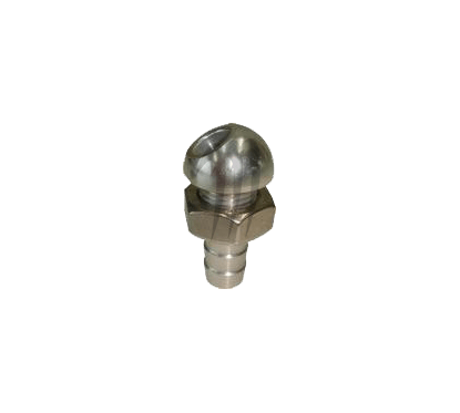 Bypass Fitting 45° , Chrome 3/8
