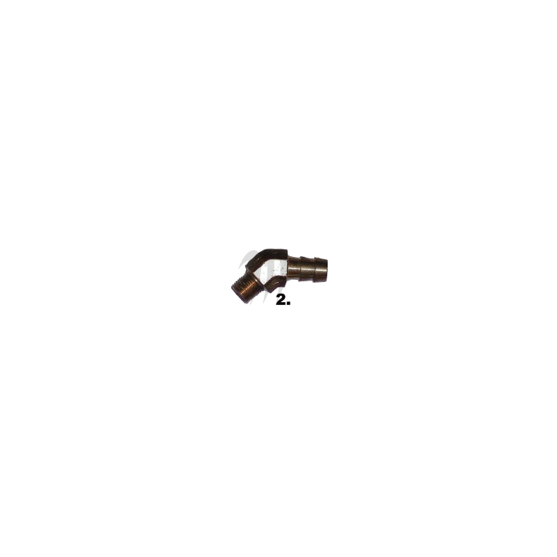 Photo Raccord laiton 45° durite 1/8*3/8 - Pièces Jet Ski, accessoires et entretiens - Matos import