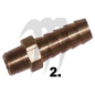Photo Raccord laiton durite 3/8 - Pièces Jet Ski, accessoires et entretiens - Matos import