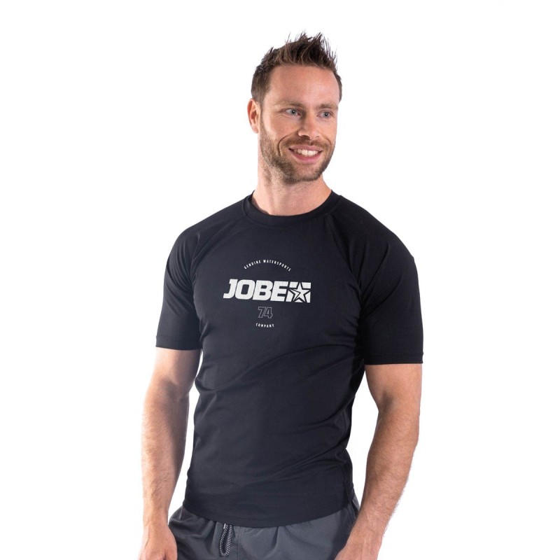 Photo Rash Guard Shortsleeve Men Black - Pièces Jet Ski, accessoires et entretiens - Matos import Photo Rash Guard Shortsleeve Men Black - Pièces Jet Ski, accessoires et entretiens - Matos import