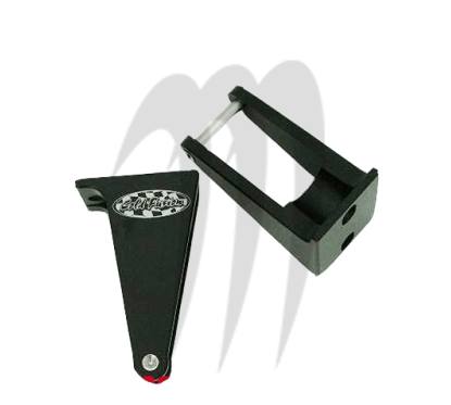 Kit Keepers Male Hood, Aluminium black ( 2 pièces), Super-Jet ( 1990-2012 )