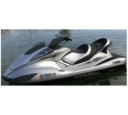 Seat cover, YAMAHA, FX-SHO Cruiser (2008) , black / silver