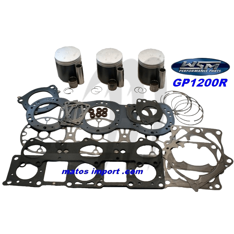 Photo Kit pistons platinum Yamaha GP-R 1200 / XL / XR (Cote +0.50mm) - Pièces Jet Ski, accessoires et entretiens - Matos import