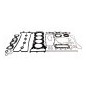 Complete set of original replacement gaskets for Yamaha 1.8L