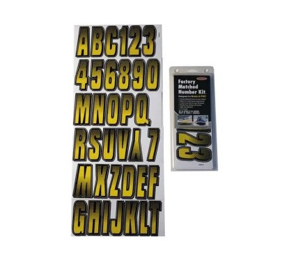 registration kit,  CARBON  yellow ( 146 pieces )