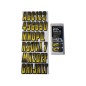 HARDLINE PRODUCT Kit Immatriculation CARBONE JAUNE ( 146 pieces )