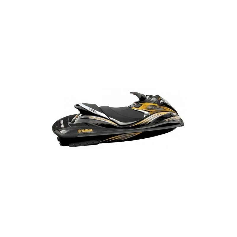 HYDRO TURF Housse de selle FX 140 (02 03) FX 160 (05 08) noir blanc