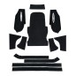 Mat kit Freeride Free style cut diamond black 800 SXR ( 04 09 )