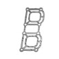 GASKET TOP MANIFOLD 701-61x YAMAHA