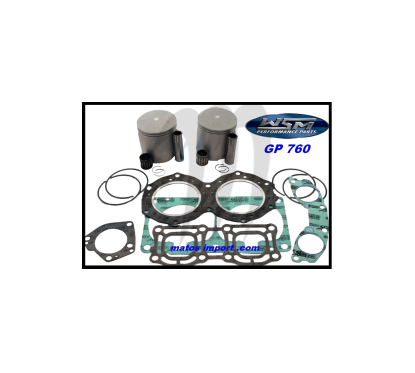 WSM. USA . Kit Plunger Platinum, Yamaha, 760cc 64X ( cote +0.50mm )