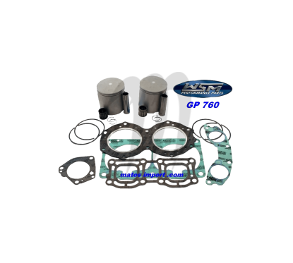 WSM. USA . Kit Plunger Platinum ,Yamaha ,760cc 64X ( cote standard 84mm )