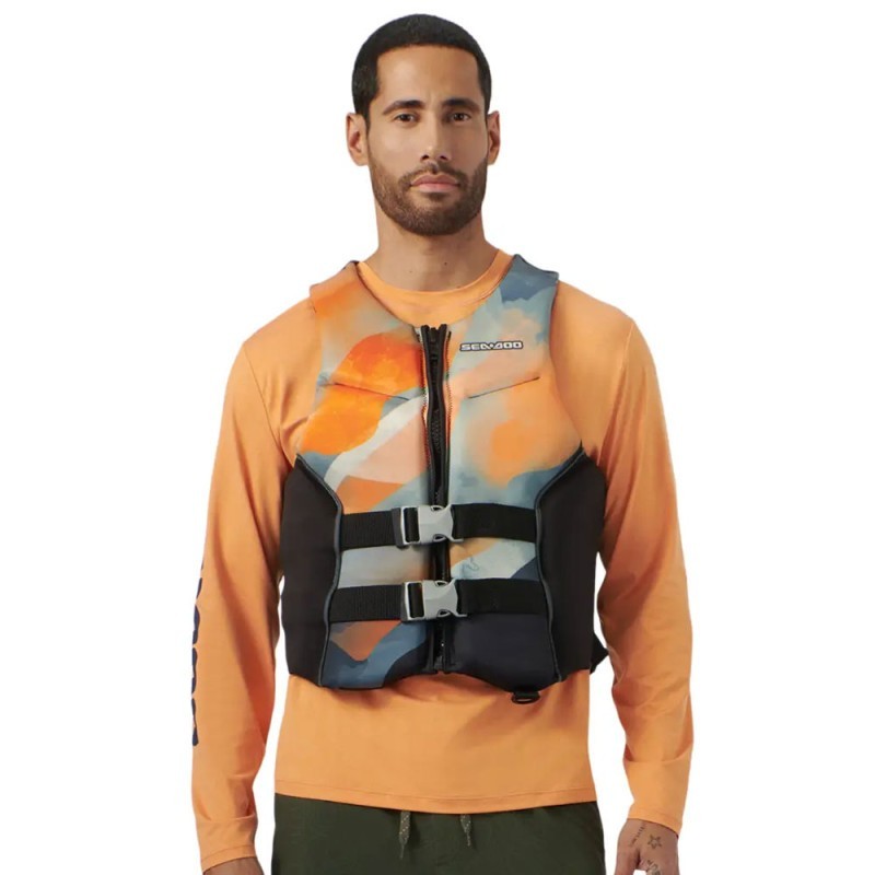 GILET DE SAUVETAGE SEA-DOO AIRFLOW SUNSET EDITION UNISEXE ORANGE